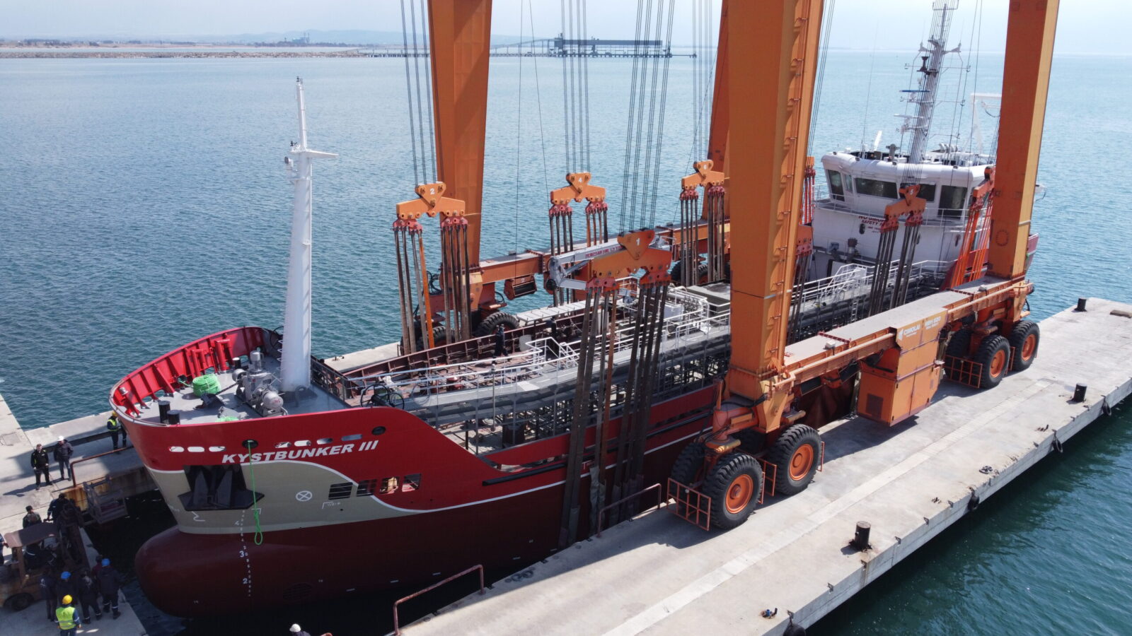 Successful Launch of 1200 m³ Oil Tanker “KYSTBUNKER III” for Norwegian Client